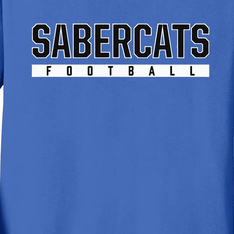 Sabercats Sabino High School Football Kids Long Sleeve Shirt