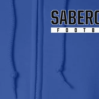 Sabercats Sabino High School Football Full Zip Hoodie