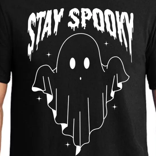 Stay Spooky Halloween Ghost Funny Gift Pajama Set