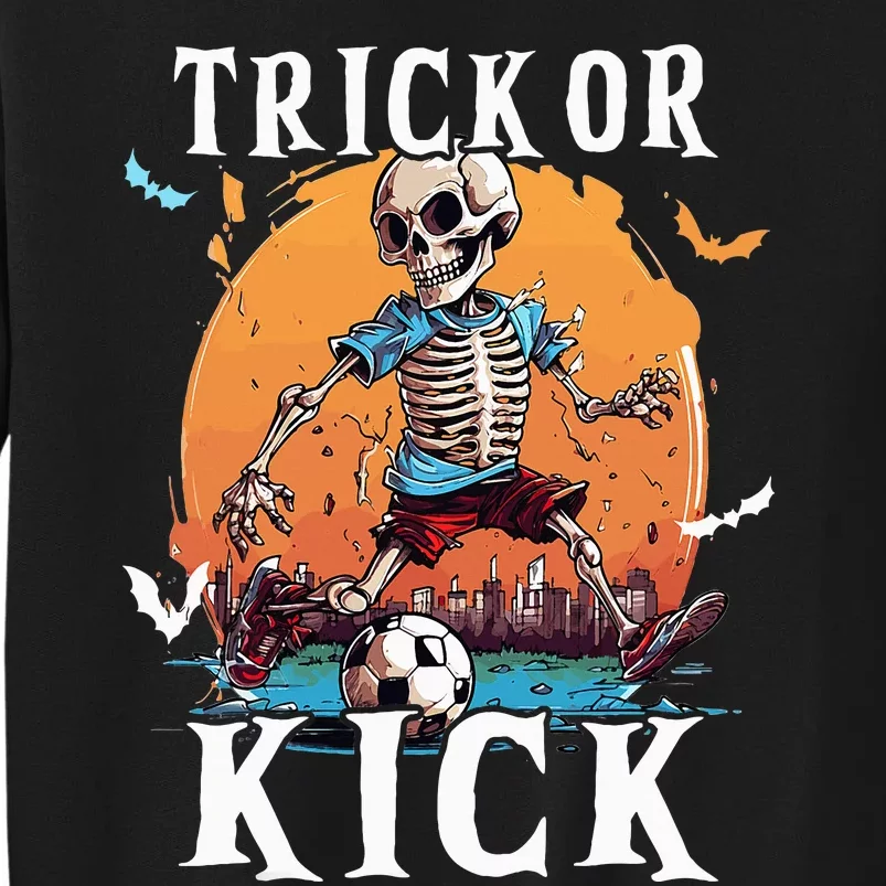 Soccer Skeleton Halloween Soccer Player Halloween Sweatshirt