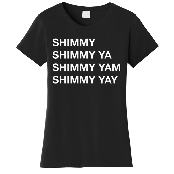 Shimmy Shimmy Hiphop Oldschool Rap 90s Music Women's T-Shirt