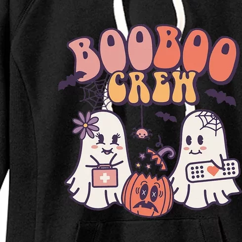 Spooky Squad Haunting Halloween Ghosts for Medical Heroes Women's Fleece Hoodie