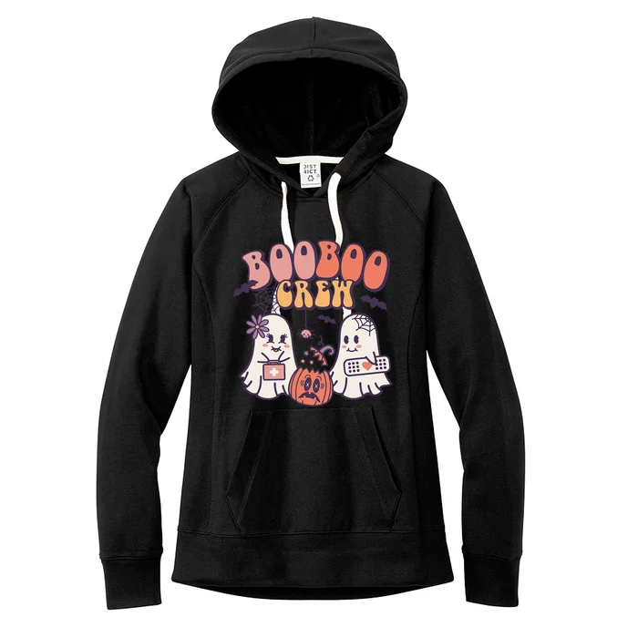 Spooky Squad Haunting Halloween Ghosts for Medical Heroes Women's Fleece Hoodie