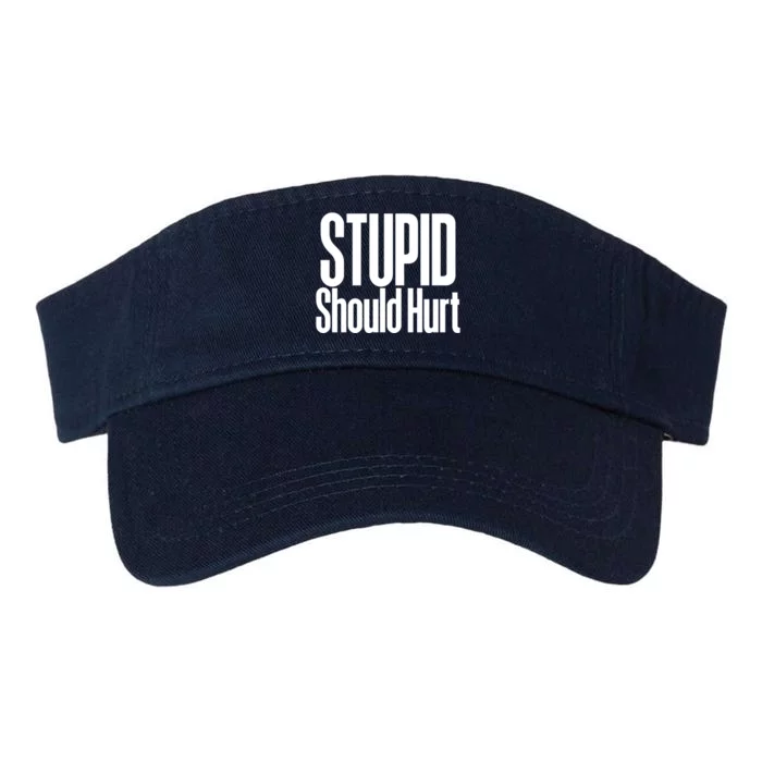 Stupid Should Hurt Valucap Bio-Washed Visor