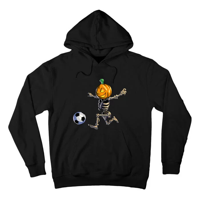 Soccer Skeleton Halloween Tall Hoodie