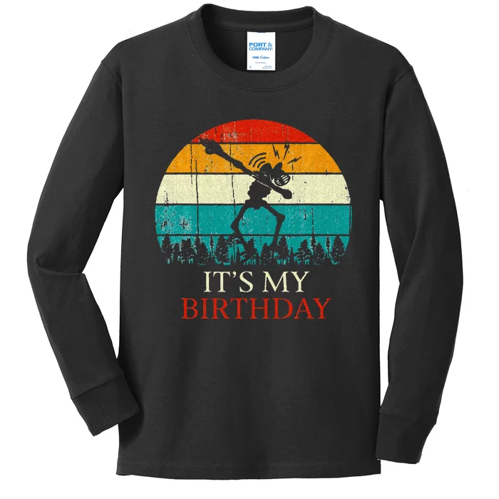 Sirenhead Siren Head Creepy Horror Birthday Gift Kids Long Sleeve Shirt