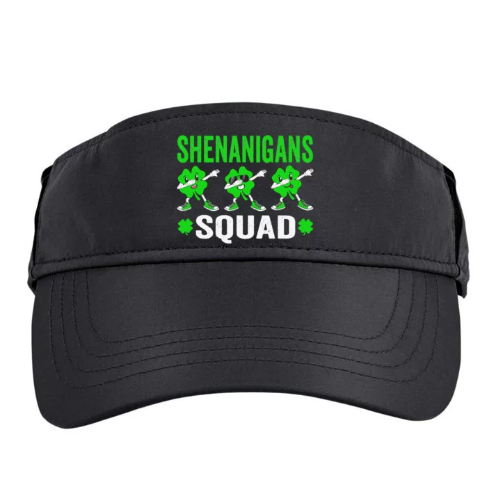 Shenanigans Squad Happy st patrick green shamrocks Adult Drive Performance Visor