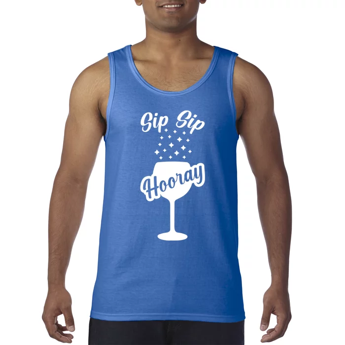 Sip Sip Hooray Bachelorette Gift Tank Top