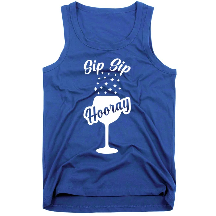 Sip Sip Hooray Bachelorette Gift Tank Top