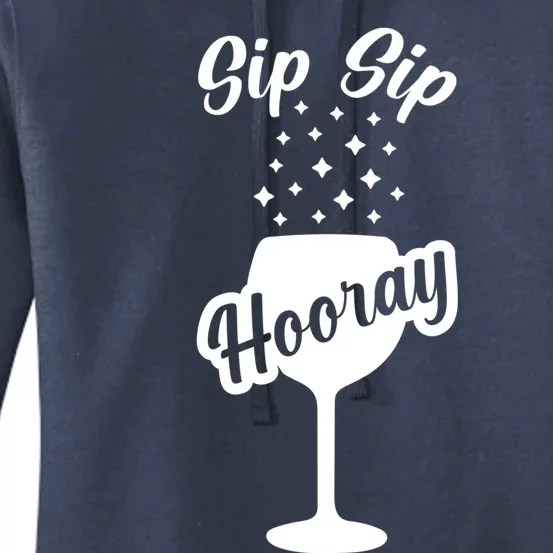 Sip Sip Hooray Bachelorette Gift Women's Pullover Hoodie