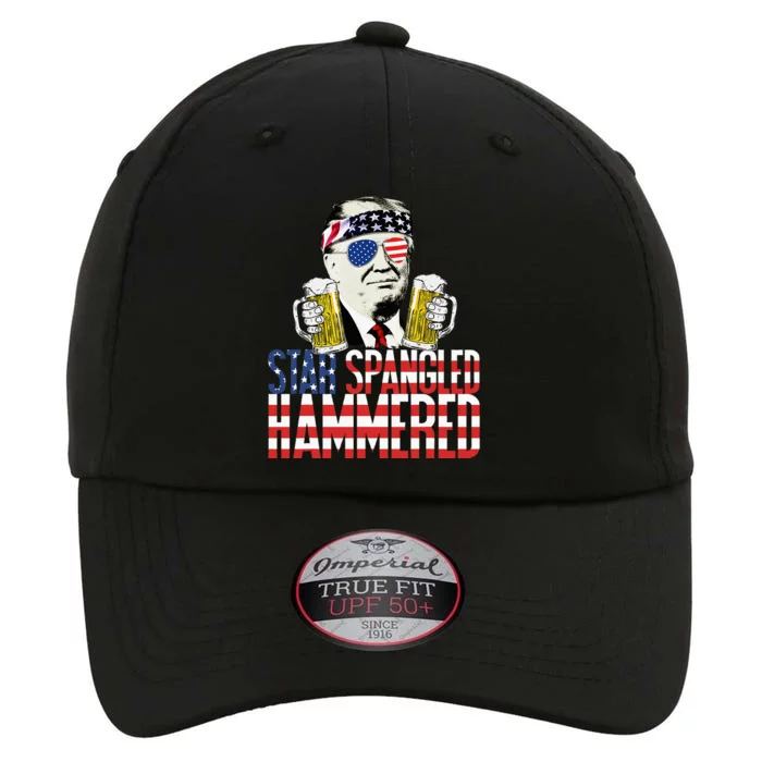 Star Spangled Hammered President Donald Trump Beer Lover The Original Performance Cap