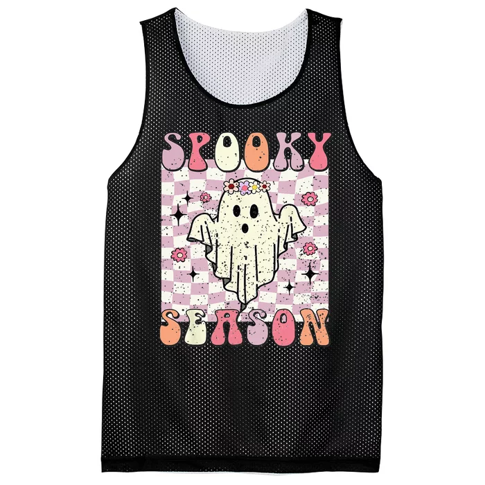 Spooky Season Halloween Season Spooky Babe Mesh Reversible Basketball Jersey Tank