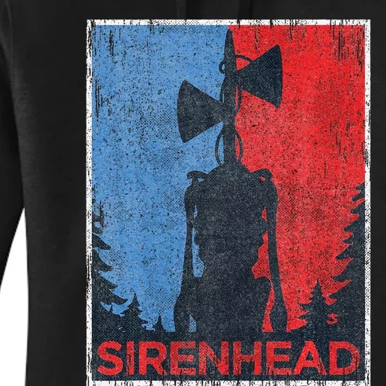 Scary Siren Head Meme Gamer Xmas Gifts Women's Pullover Hoodie