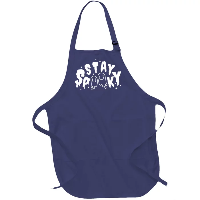 Stay Spooky Halloween Festive Full-Length Apron With Pocket