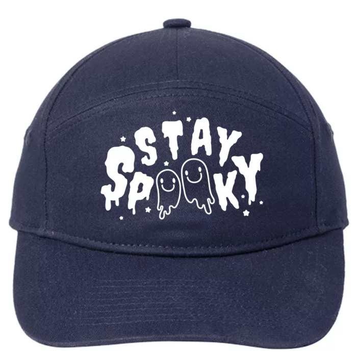 Stay Spooky Halloween Festive 7-Panel Snapback Hat