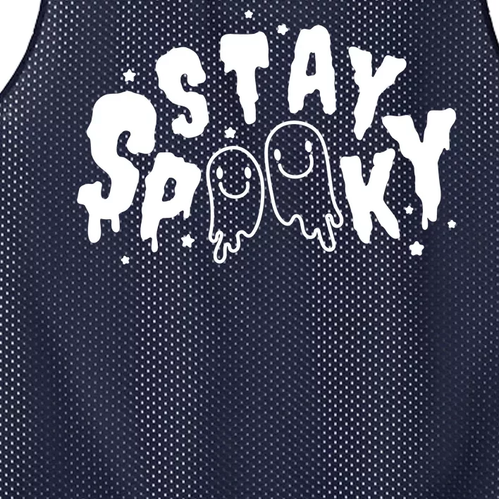 Stay Spooky Halloween Festive Mesh Reversible Basketball Jersey Tank