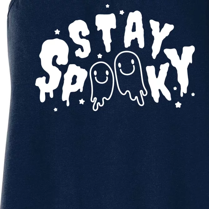 Stay Spooky Halloween Festive Women's Racerback Tank