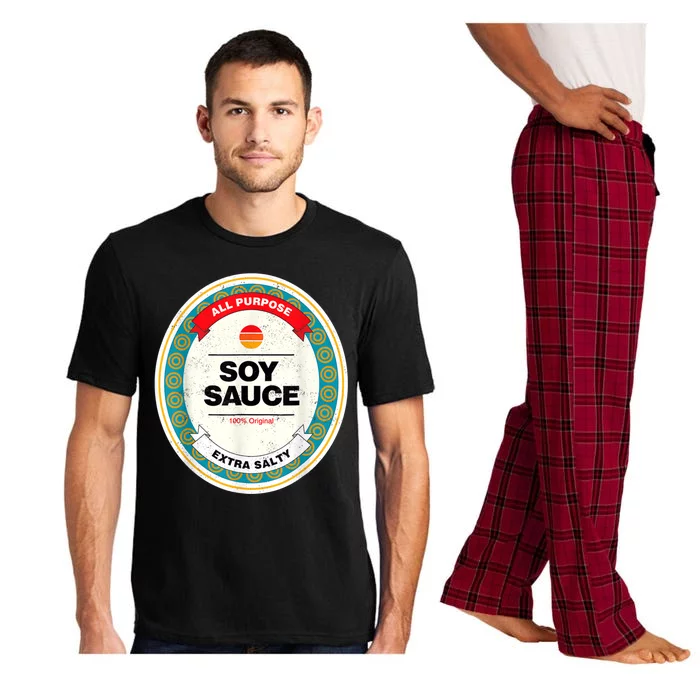 Soy Sauce Funny Costume Vegan soy sauce funny sushi matching group halloween costume Pajama Set