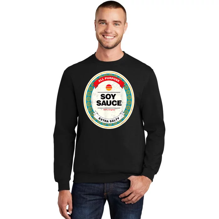 Soy Sauce Funny Costume Vegan soy sauce funny sushi matching group halloween costume Tall Sweatshirt