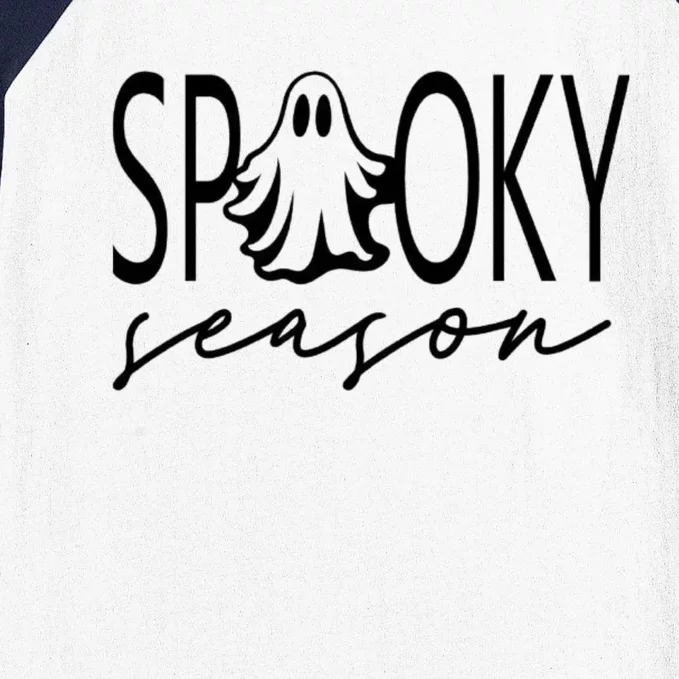 Spooky Season Happy Halloween Spooky Vibes Trick Or Treat Baseball Sleeve Shirt