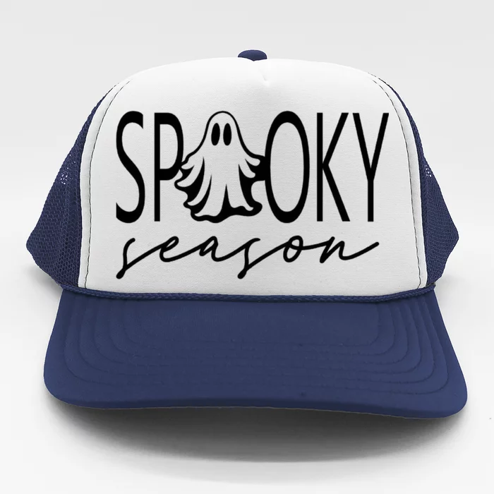 Spooky Season Happy Halloween Spooky Vibes Trick Or Treat Trucker Hat