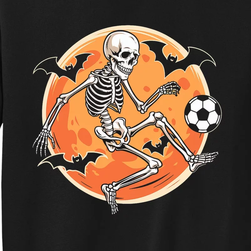 Soccer Skeleton Halloween Soccer Player Funny Sweatshirt