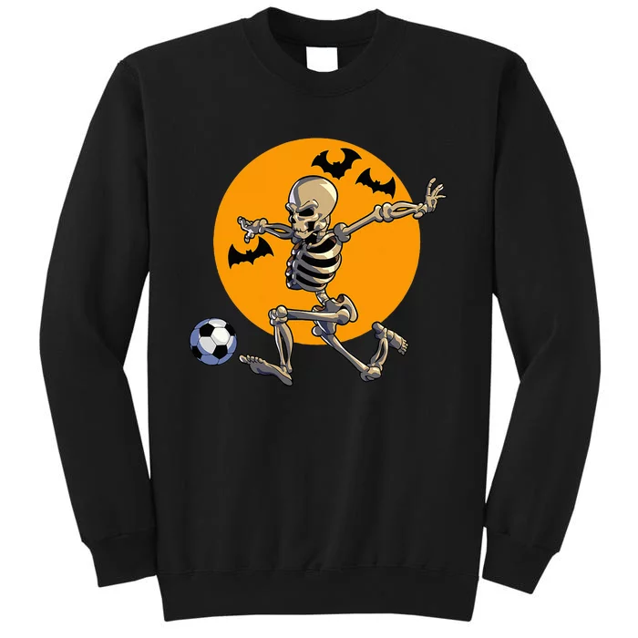 Soccer Skeleton Halloween Soccer Player Halloween Tall Sweatshirt