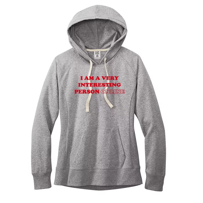 Sarah Simons I Am A Very Interesting Person Online Women's Fleece Hoodie