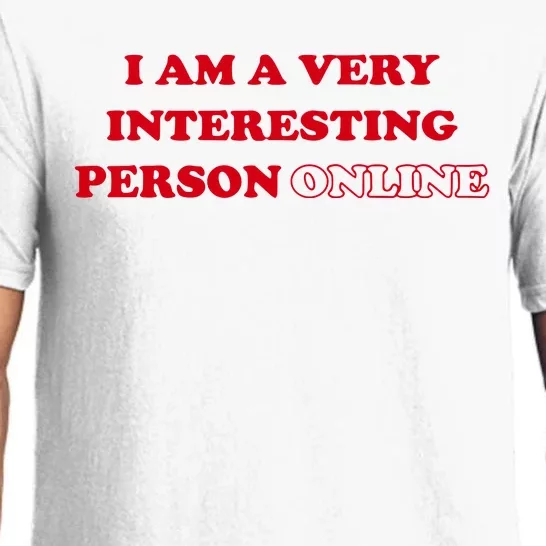 Sarah Simons I Am A Very Interesting Person Online Pajama Set