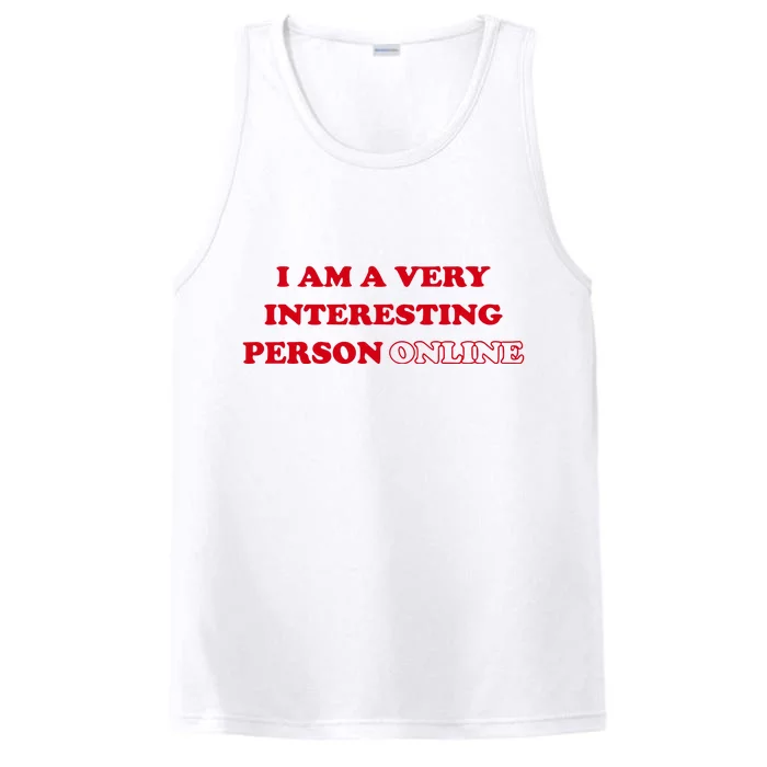 Sarah Simons I Am A Very Interesting Person Online Performance Tank