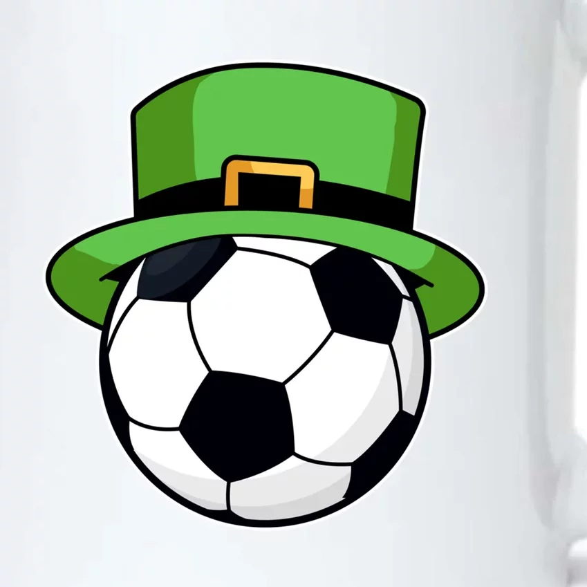 Soccer Sport Irish Shamrock Funny St Patricks Day Gift Black Color Changing Mug