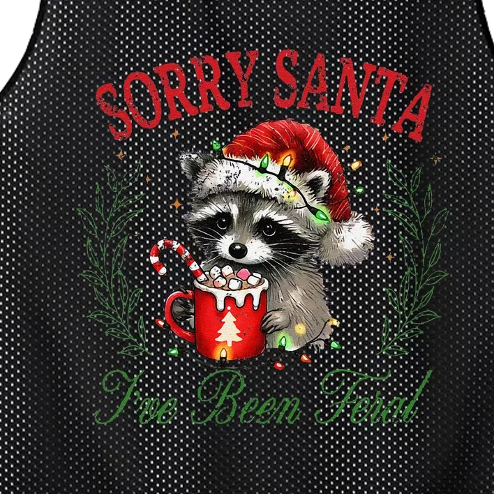 Sorry Santa IVe Been Feral Active Mesh Reversible Basketball Jersey Tank