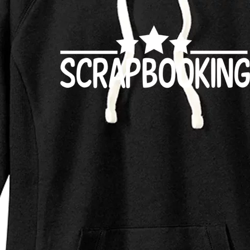 Scrapbook Scrapbooking I Do Crafts Scissor Cool Gift Women's Fleece Hoodie