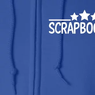 Scrapbook Scrapbooking I Do Crafts Scissor Cool Gift Full Zip Hoodie