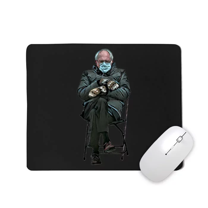 Sanders Sitting Inauguration Bernie Meme Chairman Sanders Mousepad