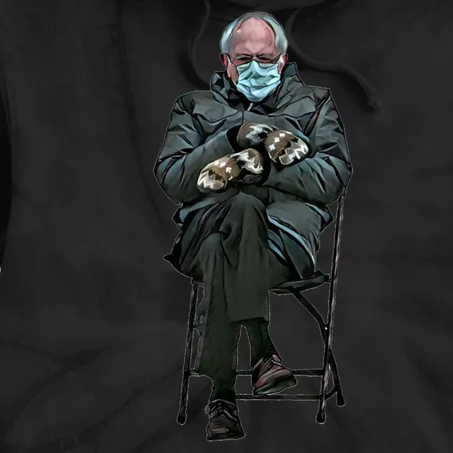 Sanders Sitting Inauguration Bernie Meme Chairman Sanders Tie Dye Hoodie