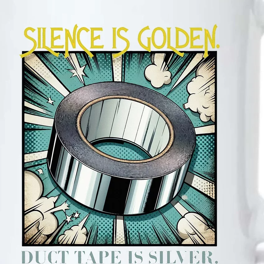 Snarky Silence is Golden Black Color Changing Mug