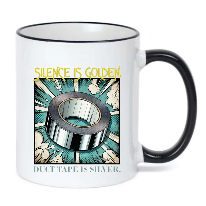 Snarky Silence is Golden Black Color Changing Mug