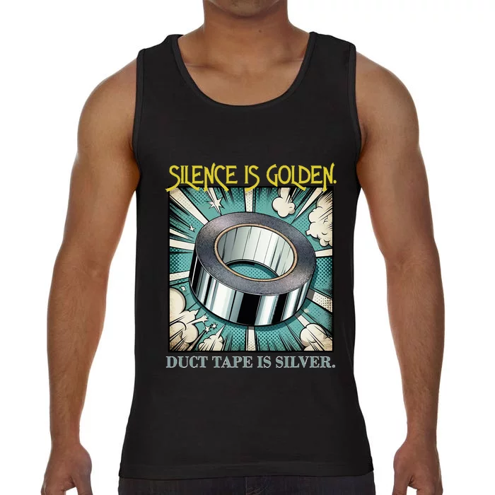 Snarky Silence is Golden Comfort Colors® Tank Top