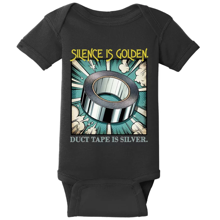 Snarky Silence is Golden Baby Bodysuit