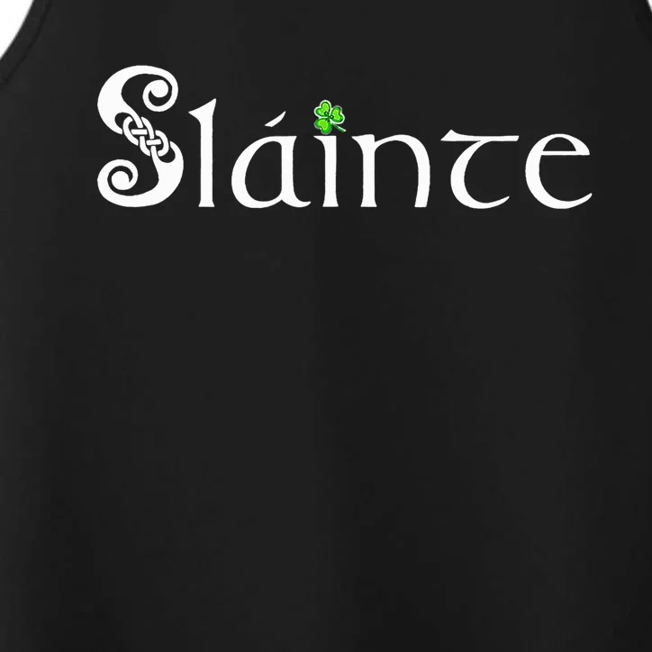 Slainte, Sláinte Irish Cheers, Health, St Patrick's Day Performance Tank