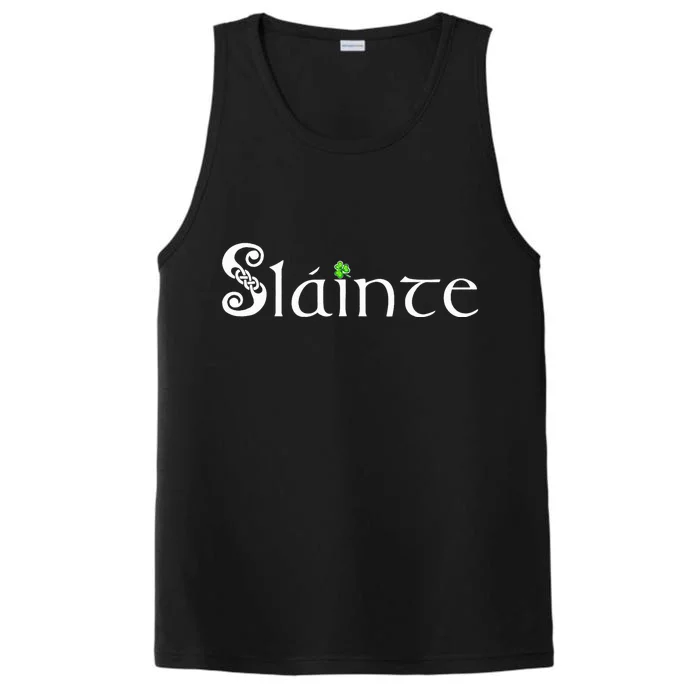 Slainte, Sláinte Irish Cheers, Health, St Patrick's Day Performance Tank