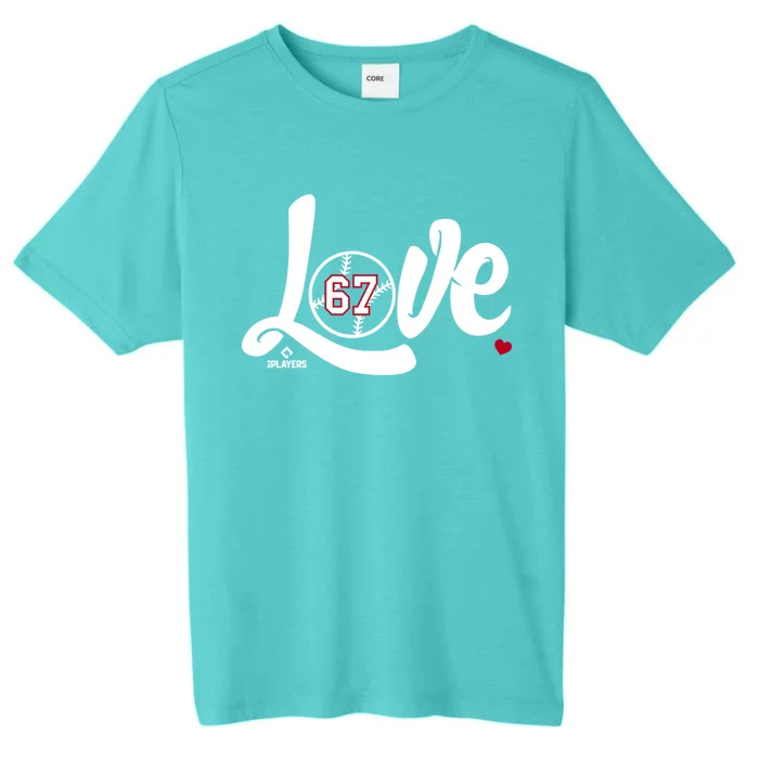 Sam Sel Is Love Valentines Day Los Angeles Baseball Gift ChromaSoft Performance T-Shirt