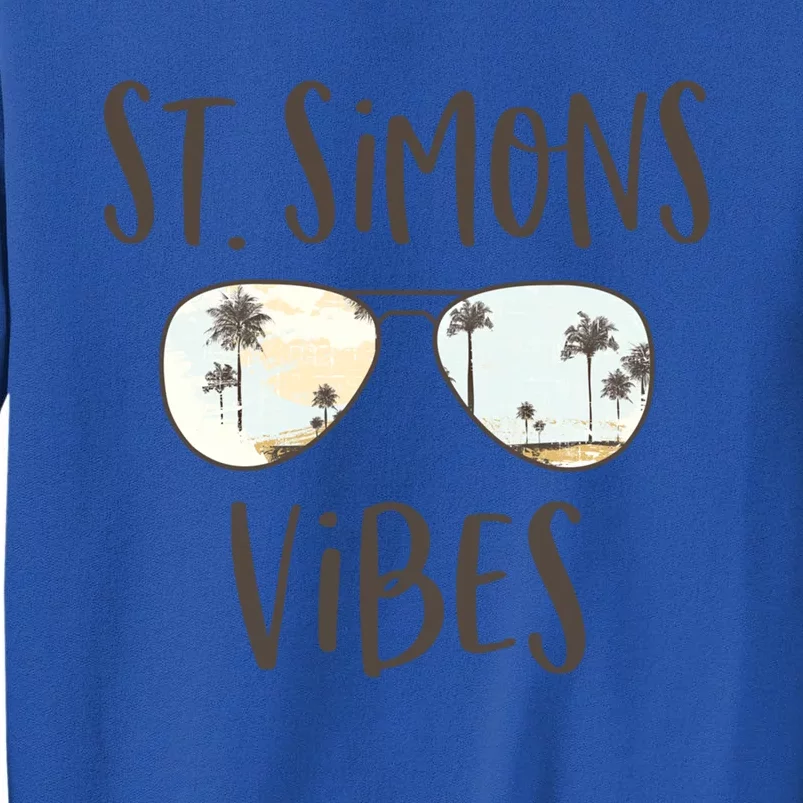 St Simons Island Georgia Beach Vibes Ocean Sunset Sunglasses Meaningful Gift Sweatshirt