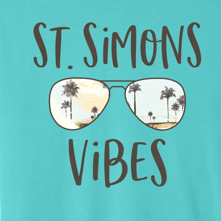 St Simons Island Georgia Beach Vibes Ocean Sunset Sunglasses Meaningful Gift ChromaSoft Performance T-Shirt