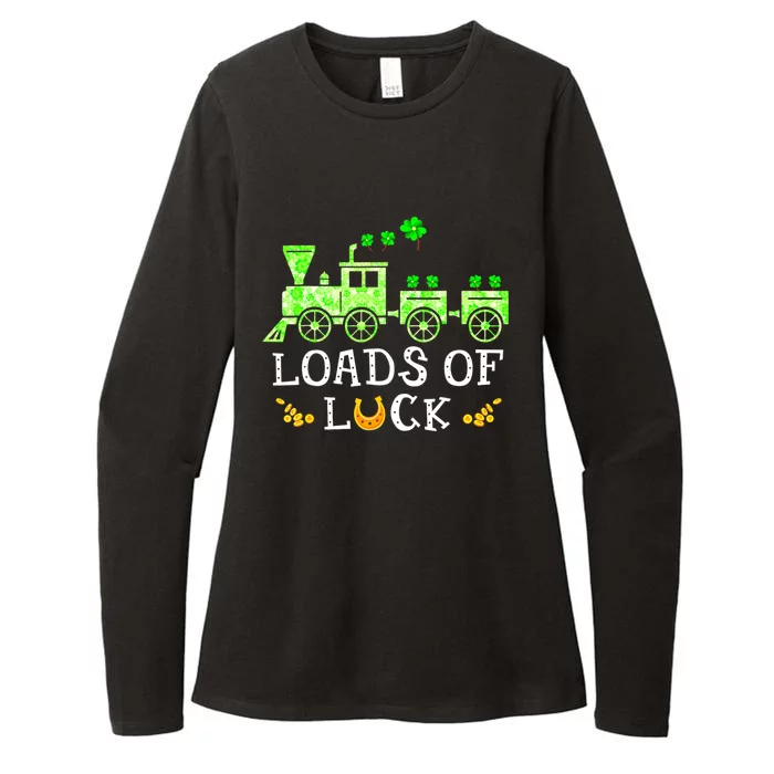 Shenanigan Squad Irish Flamingo Leprechaun St Patrick's Day Womens CVC Long Sleeve Shirt