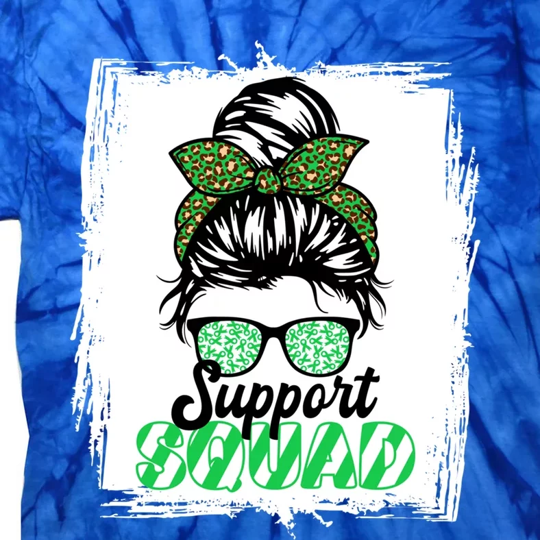 Support Squad I Cholangiocarcinoma Bile Duct Cancer Meaningful Gift Tie-Dye T-Shirt