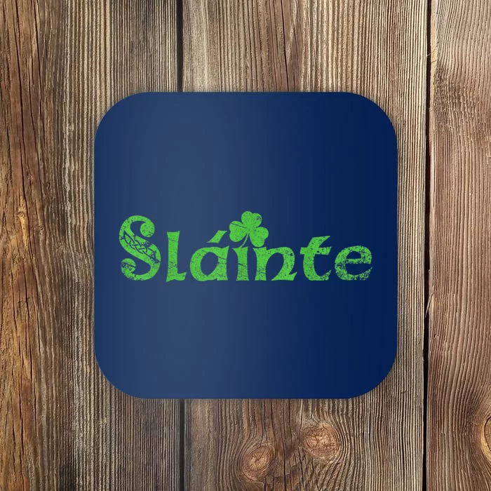 Slainte Sláinte Irish Cheers Health St Patricks Day Coaster Teeshirtpalace 1628