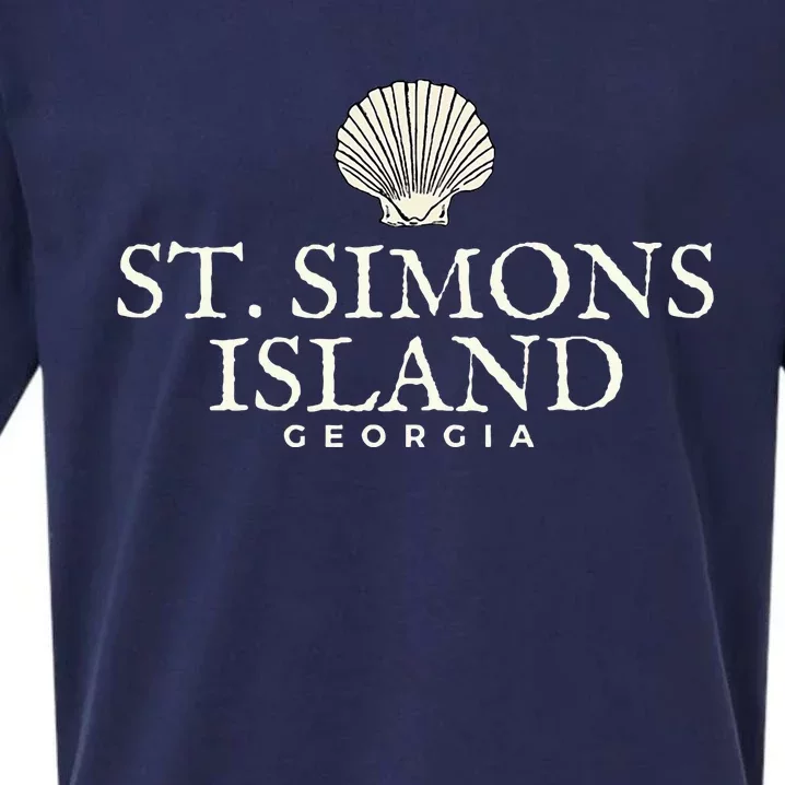 St. Simons Island  Georgia Ocean Island Beach Sueded Cloud Jersey T-Shirt