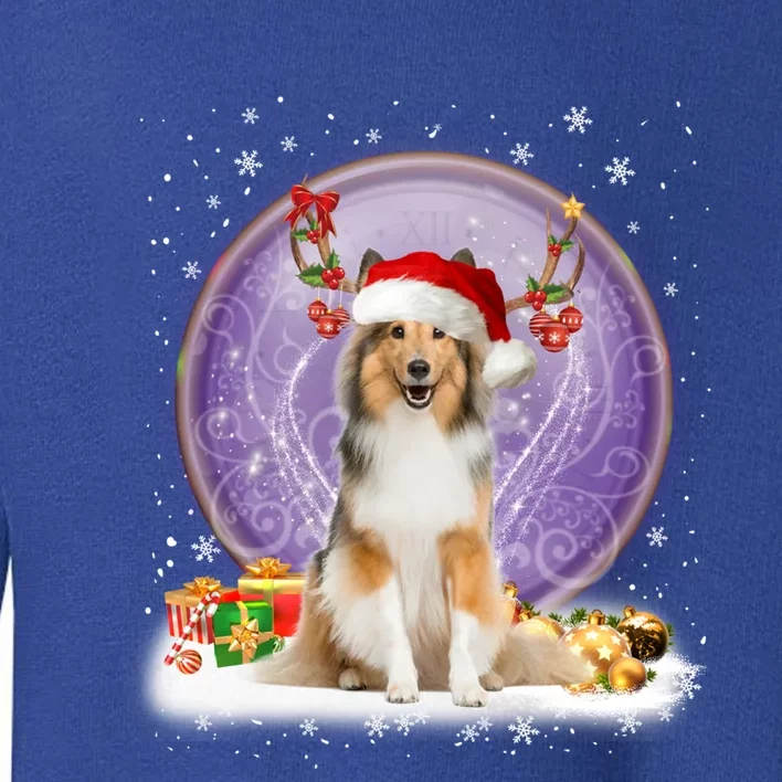 Shetland Sheepdog It's Time For Magical For Dog Lover Xmas Cute Gift Toddler Sweatshirt